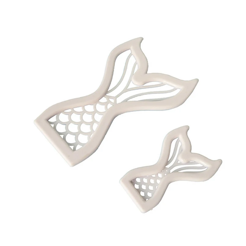 2 шт. пластик хвост русалки в форме помады торт кекс бисквитный шоколадный