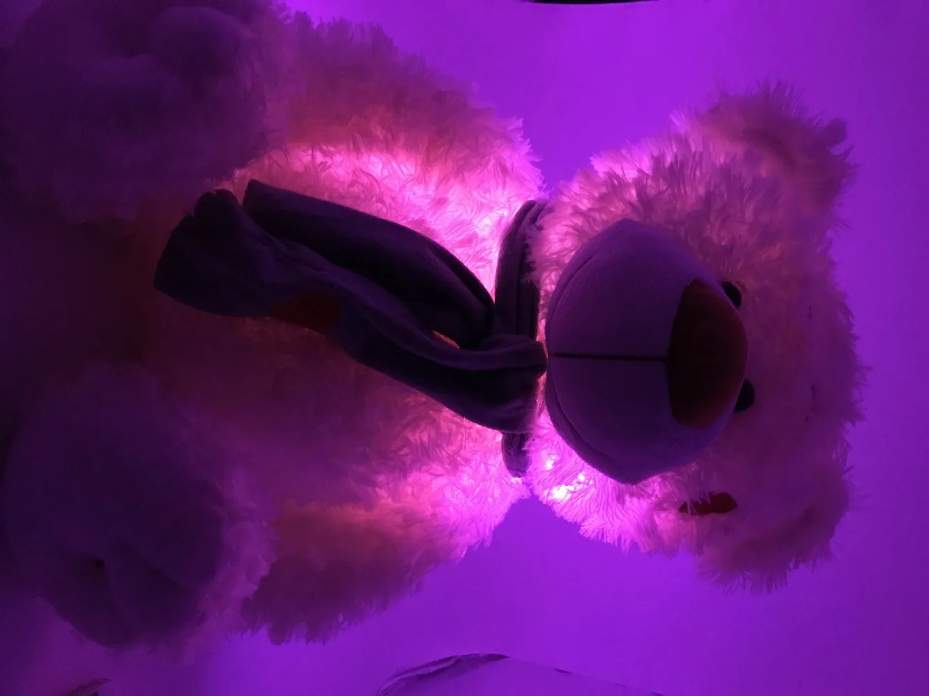 Музыкальное воспроизведение светящийся плюшевый мишка тедди со светодиодный