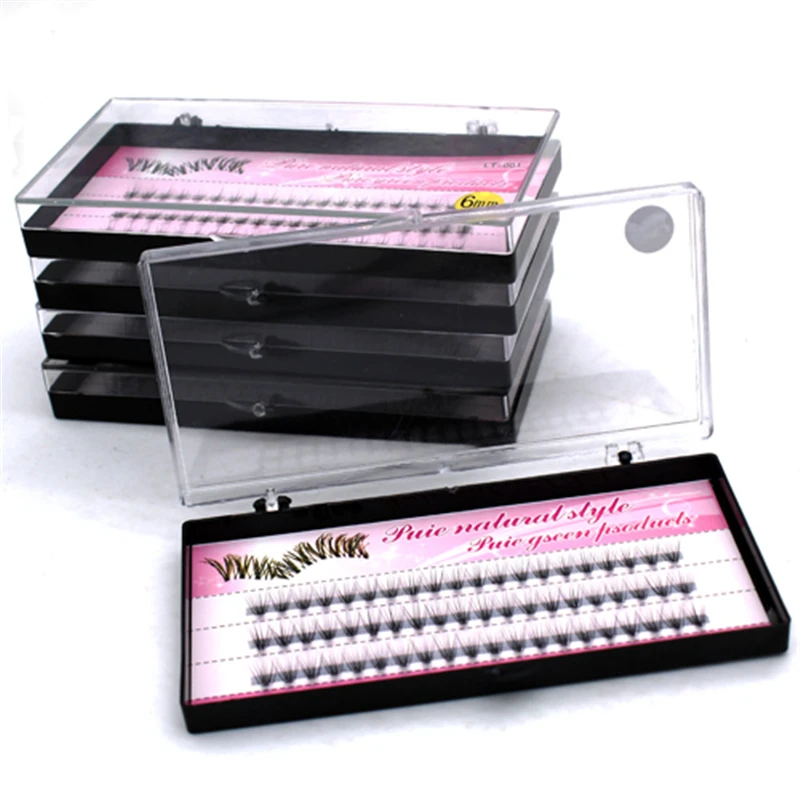8/10/12/14mm Curl Natural Individual Cluster False Eyelash Eye Lashes Extension | Красота и здоровье