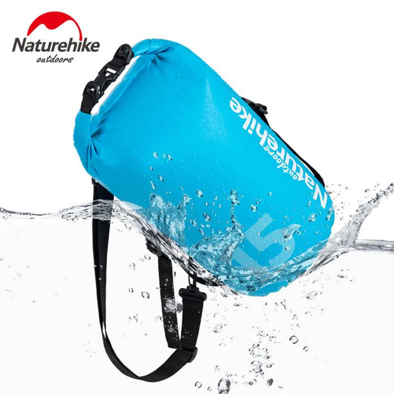 

Naturehike Waterproof Backpack 10L 15L 25L PVC Dry Bags Outdoor Beach Drifting River Trekking Swimming Bag Backpack NH18F007-D