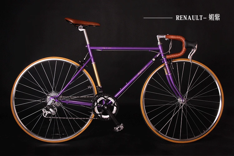 Дорожный Велосипед fixie bike 700C Винтажный велосипед с фиксированной передачей 14 скоростей Дорожный велосипед