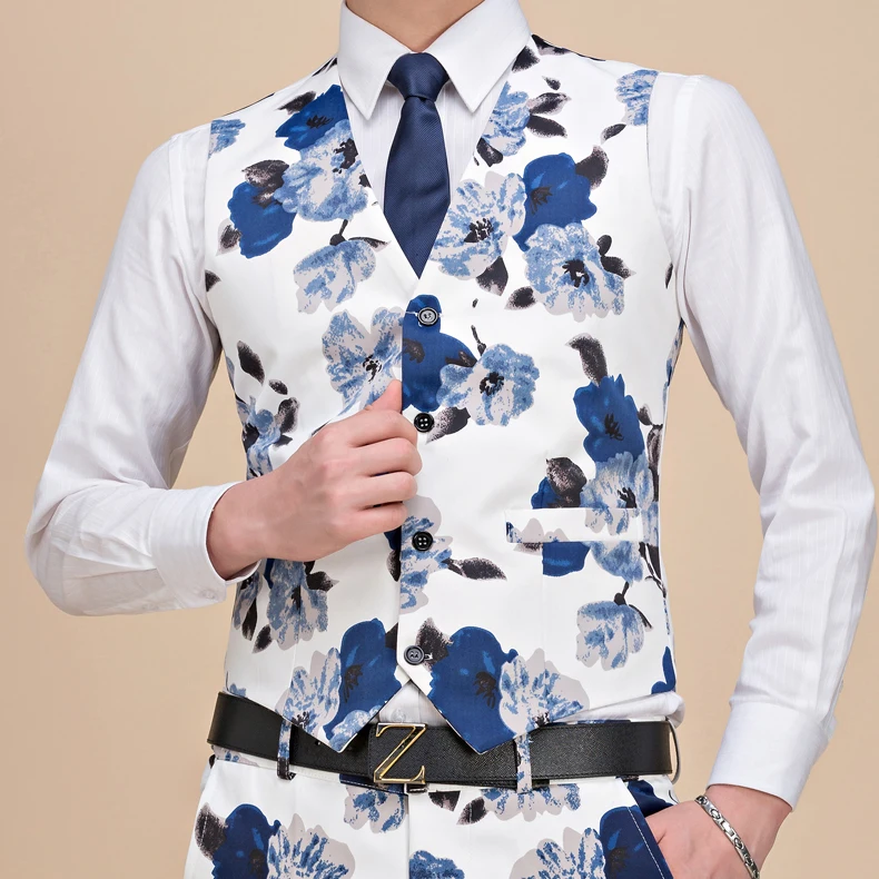 18 видов цветов повседневный костюм с леопардовым принтом и цветочным жилет в