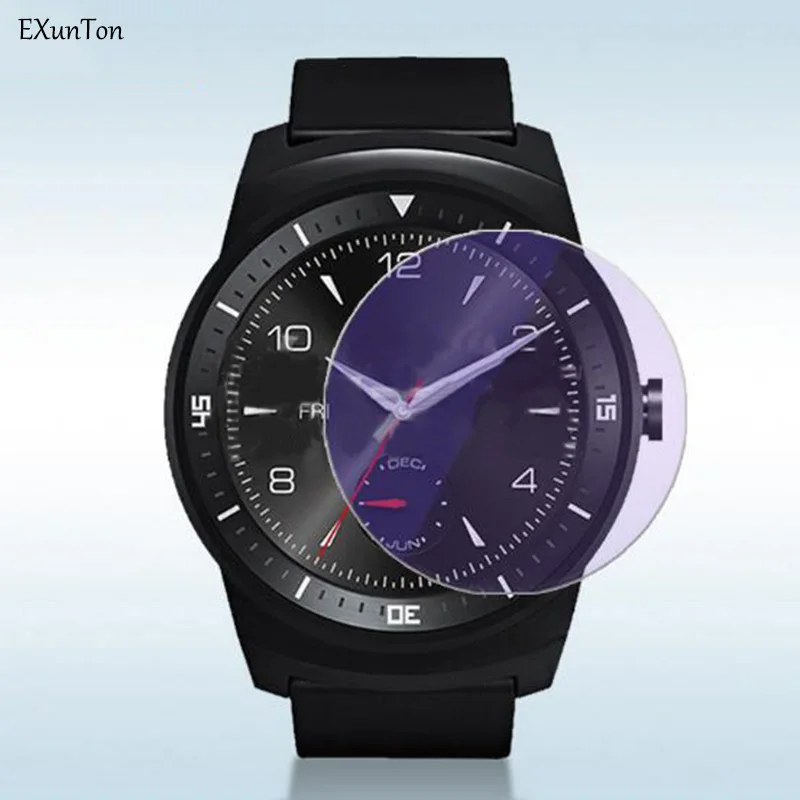 EXUNTON 2 шт Анти синее закаленное стекло для Samsung Galaxy Watch 42 мм 46 Gear Classic S4 S3 S2 защитное
