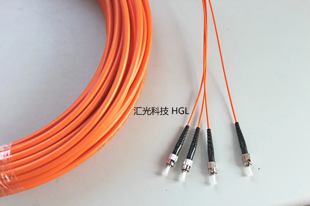 4-жильный крытый многомодовый оптоволоконный кабель ST фк sm58-lc SC