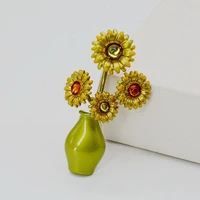 sunflower brooch brooch jewels scarves of womens wedding accessories new brooches 2018