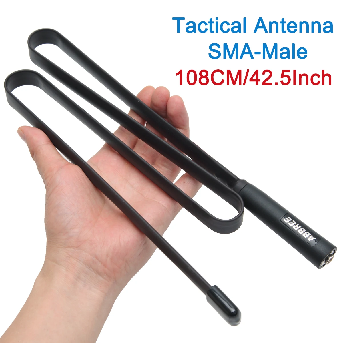 2021 SMA Male Двухдиапазонная VHF UHF 144/430 МГц Складная тактическая антенна для рации TYT MD