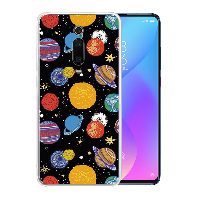 Soft Silicone Clear TPU Case for Xiaomi Redmi Note 8 Pro 7 6 K20 K30 5G 8A 7A Durable Draiwng Painted Cover |