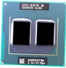 Lntel-cpu Q9100 Processador Quad-core para Laptop 2.26ghz 12m Q9100 Slb5g Original