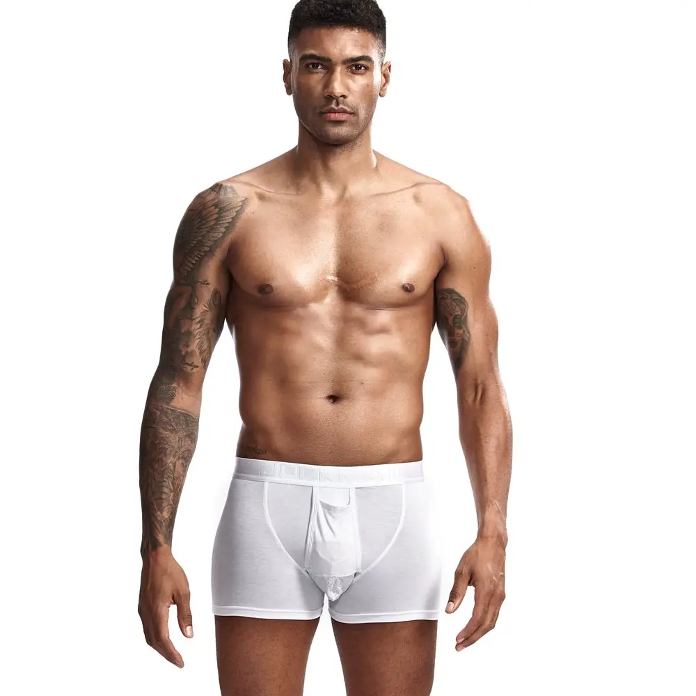 JOCKMAIL, боксеры, мужское нижнее белье, мешочек для пениса, тоннель, отверстие, Мошонка, капсула, функция для здоровья молодежи, сеульские выпуклые разделительные боксеры