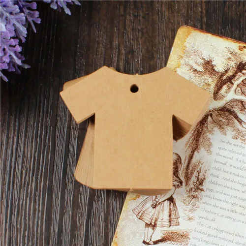 Визитница из крафт бумаги 300 шт. 5 х10 см|tag tag|tag decortag stamp |