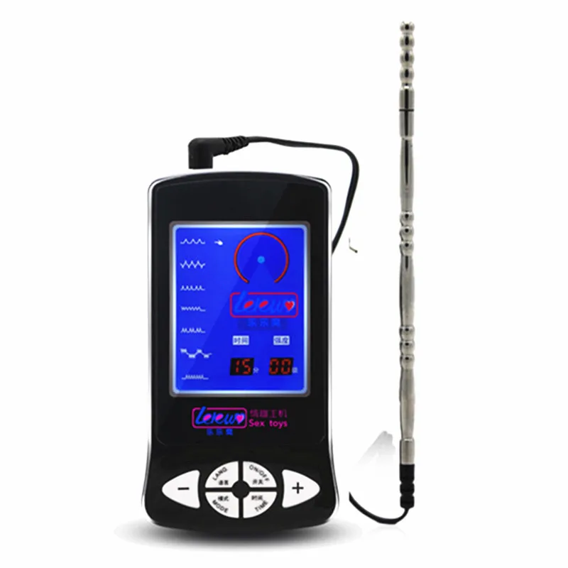 Игрушки с электрическим током и заглушками из нержавеющей стали для уретры рукав