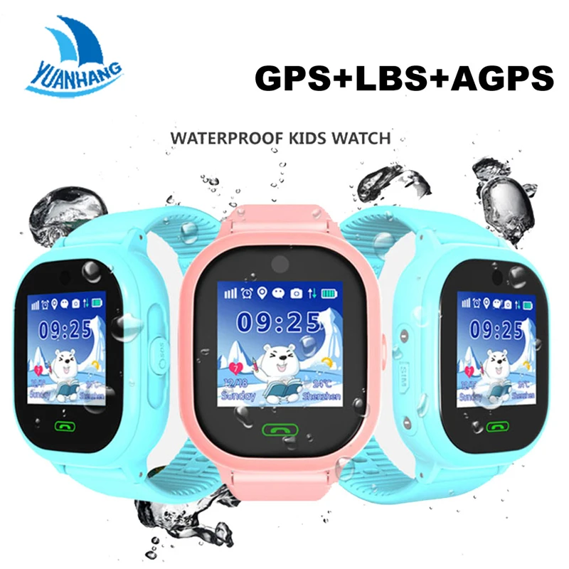 Yuanhang IP67 Водонепроницаемый Смарт gps LBS расположение Сенсорный экран SOS пульт
