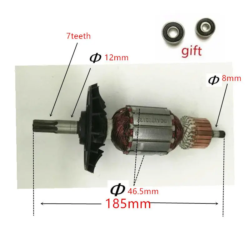 Якорный ротор переменного тока 220 240 В замена для BOSCH GBH5 38D GBH5400 GBH500 GSH388 GSH500 детали