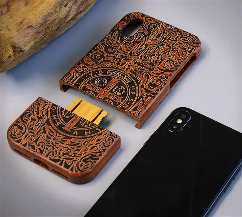 Чехол для телефона из натурального дерева и бамбука для iPhone XS Max XR X 8 7 7Plus 6 6 6s plus 5 5S se чехол деревянный противоударный защитный чехол