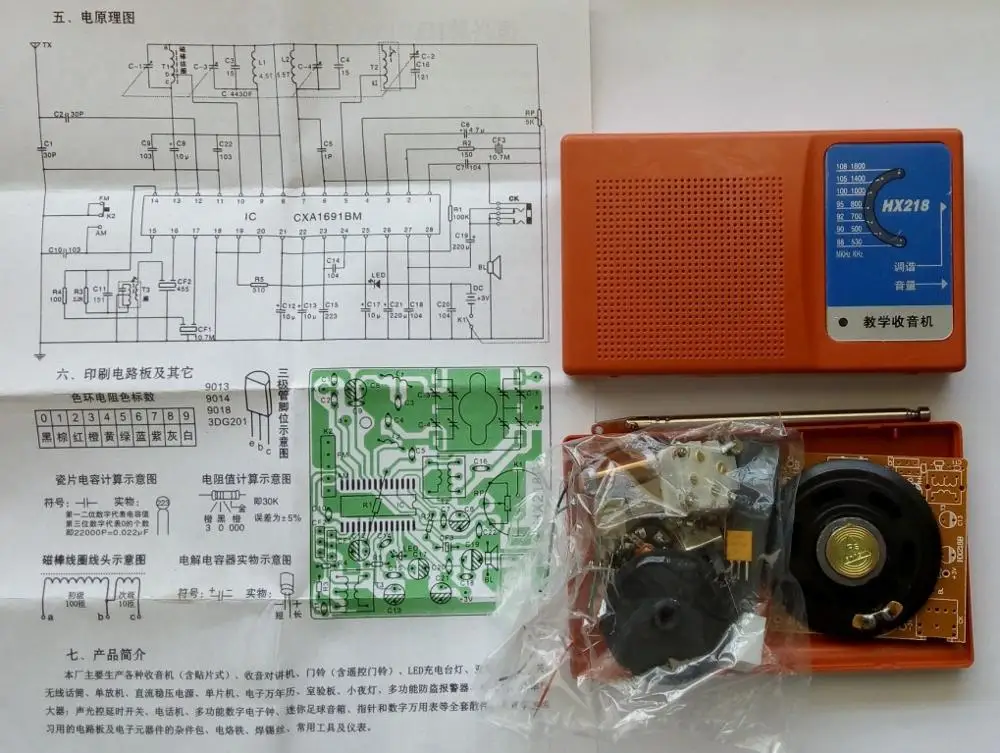 

Radio Suite (FM/AM) 2 band monolithic i ntegrated circuit radio