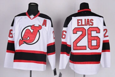 2015 Wholesale Stylish Men's Devils Hockey Jerseys #26 Patrik Elias Jersey White 100% Stitched Free Delivery|jersey america|jersey englandjersey
