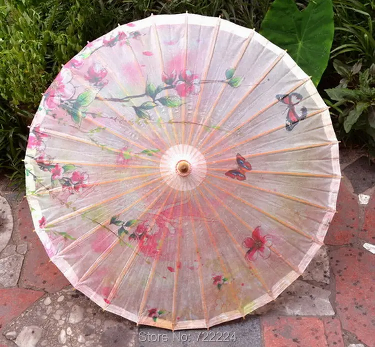 

Dia 50cm Chinese Pink Peach Blossom Oiled Paper Umbrella Small Parasol Decoration Props Gift Cospaly Dance Umbrella for Child
