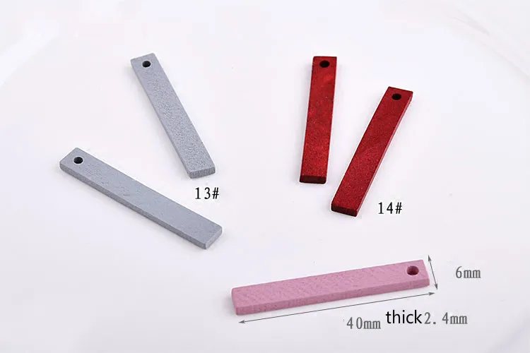 Diy ручной работы в Корейском стиле из массива дерева серьги висячие для ушей