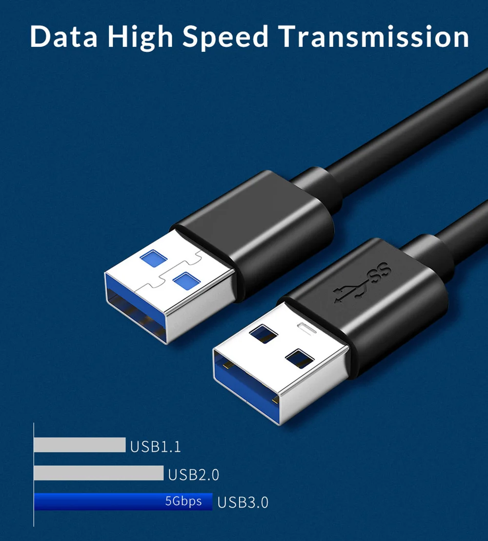 Кабель Unnlink USB Type A с разъемом Папа папа кабель 3 0 2 двойным направлением для