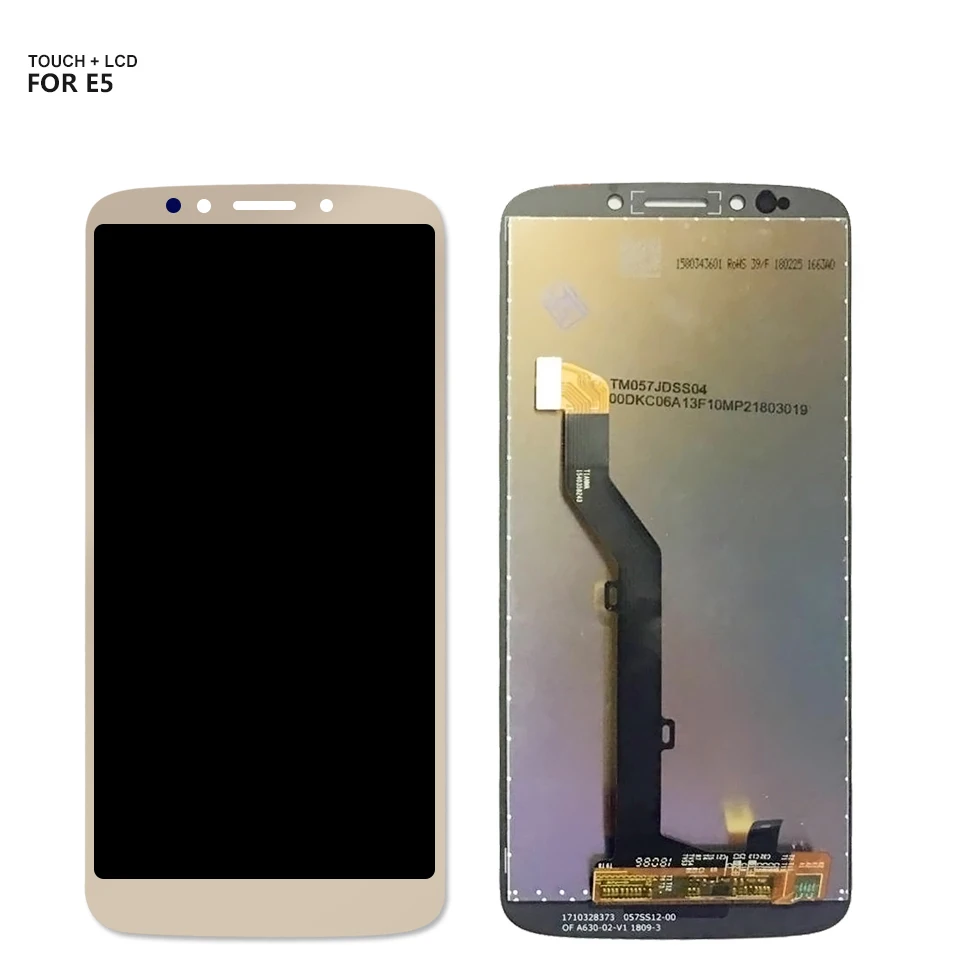 5 0 '颼% тест для Motorola MOTO E5 Moto XT1922 4 ЖК дисплей с сенсорным дигитайзером в
