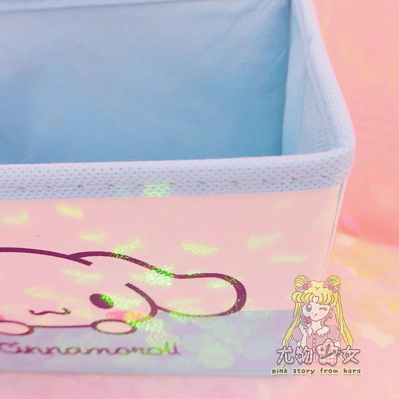 Мультфильм Хелло Китти моя мелодия Cinnamoroll пудинг собака милые косметички женский макияж сумки игрушки складной ящик для хранения сумка