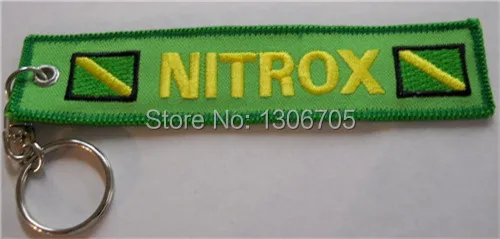 Diving Diver Key Chain Banner KeyChain Green Nitrox | Автомобили и мотоциклы