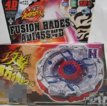 Bayblade Fusion Hades BB123 (известный как fiчески Темный шлем), набор верхушек с пусковым устройством
Bayblade Fusion Hades BB123 (известный как fiчески Темный шлем), набор верхушек с пусковым устройством