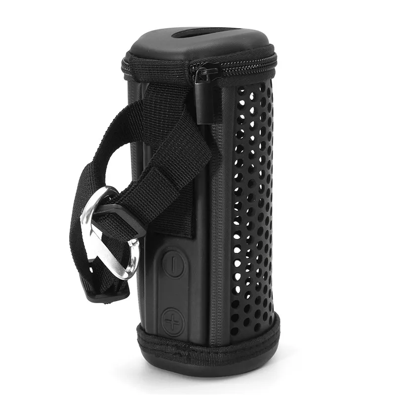 Чехол из ПУ кожи для беспроводной Bluetooth-колонки с апертурой и застежкой-молнией |