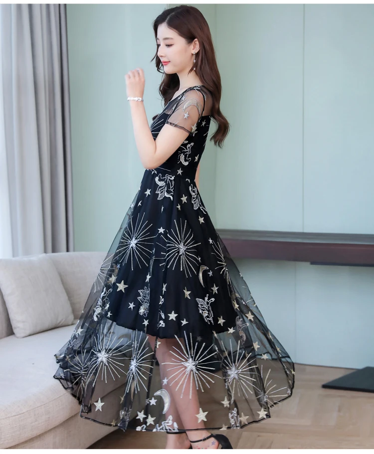 Женская летняя дизайнерская привлекательная Милая Вышивка с цветочной вышивкой