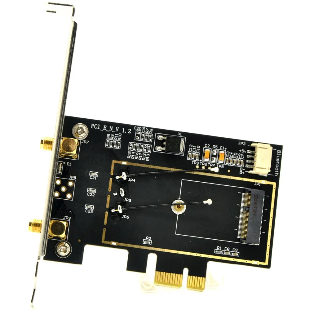 Беспроводной конвертер NGFF M2 Mini PCi E к Express 1X/4X/8X/16X адаптер PCIe Wi Fi для настольного ПК