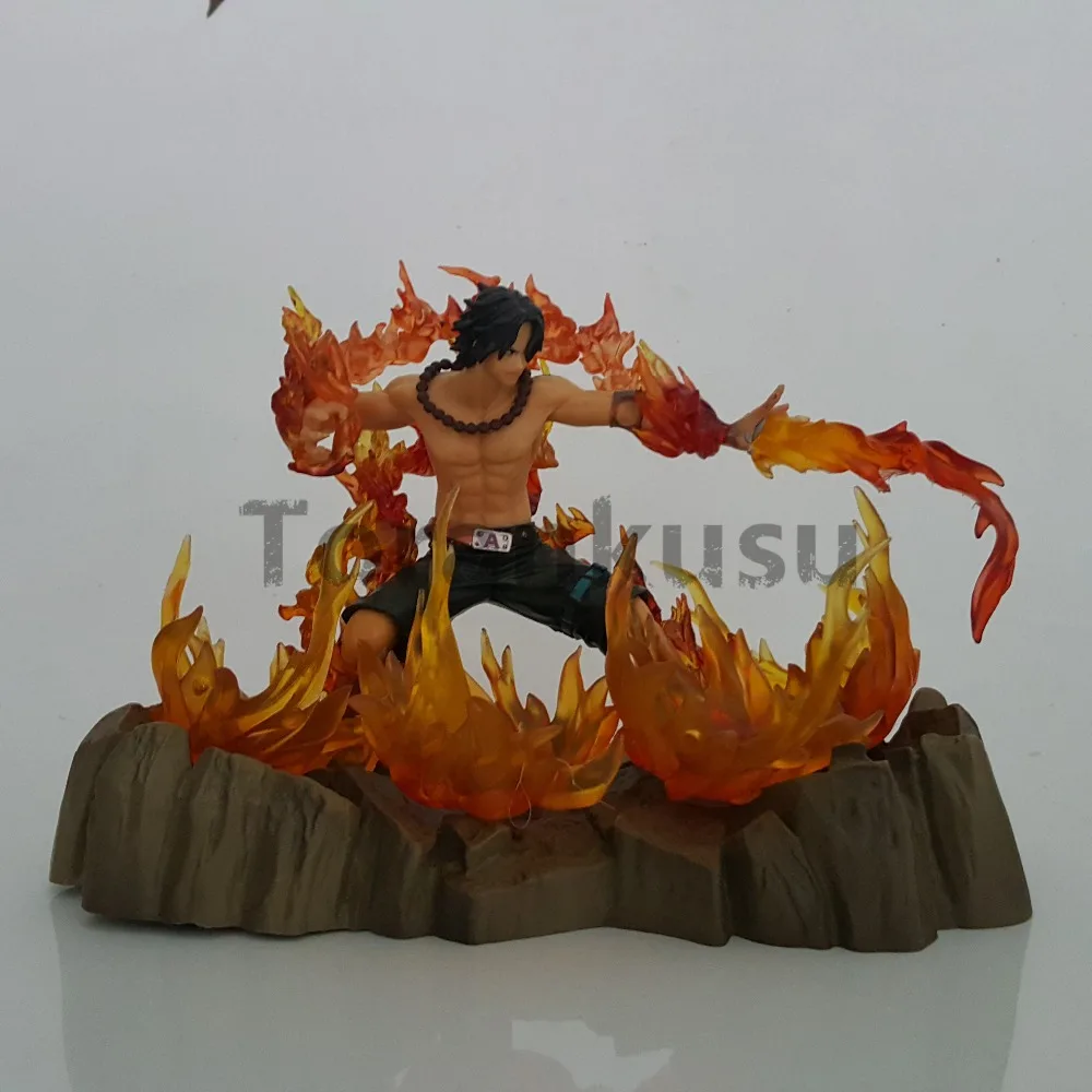 One piece фигурка Ace Led Fire Base 170 мм Аниме one piece Portgas D Ace Fire Fist фигурка Коллекционная модель игрушки