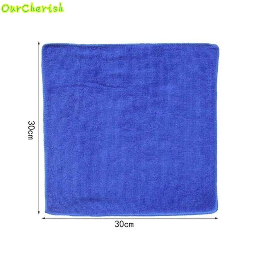 D3 30*30 см мягкое полотенце из микрофибры для мытья автомобиля сухая чистая
