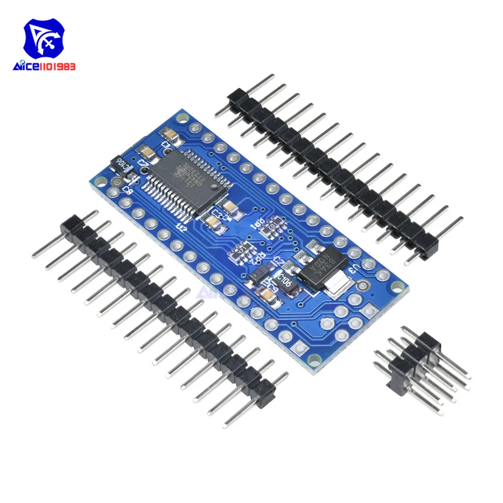 Плата микроконтроллера welless Nano V3.0 Mini USB ATmega328 5 в 16 м модуль для Arduino оригинальный