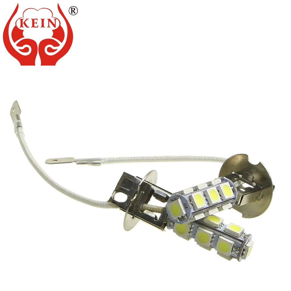 KEIN 6pcs h1 led h3 fog Bulbs 5050 13smd auto DRL Daytime Running External H1 Lights Lamp Vehicle 12V car styling white | Автомобили и