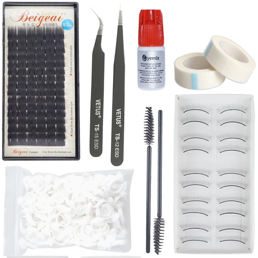 Новые наборы для наращивания ресниц начинающих|eyelash extension set|new eyelash extensionseyelash |