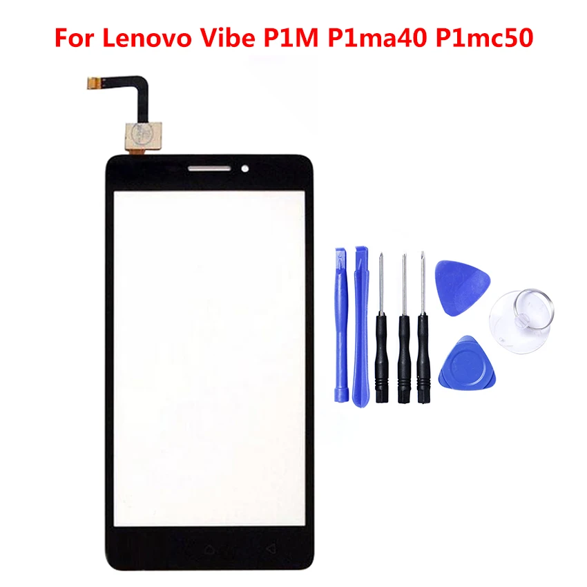 Для Lenovo Vibe P1M P1ma40 сенсорный экран стекло дигитайзер Панель переднее сенсор