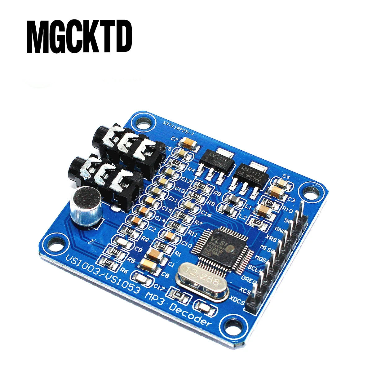 Плата разработки MP3 VS1003B VS1053 для встроенной записи|development board|mp3 modulerecording module mp3 |
