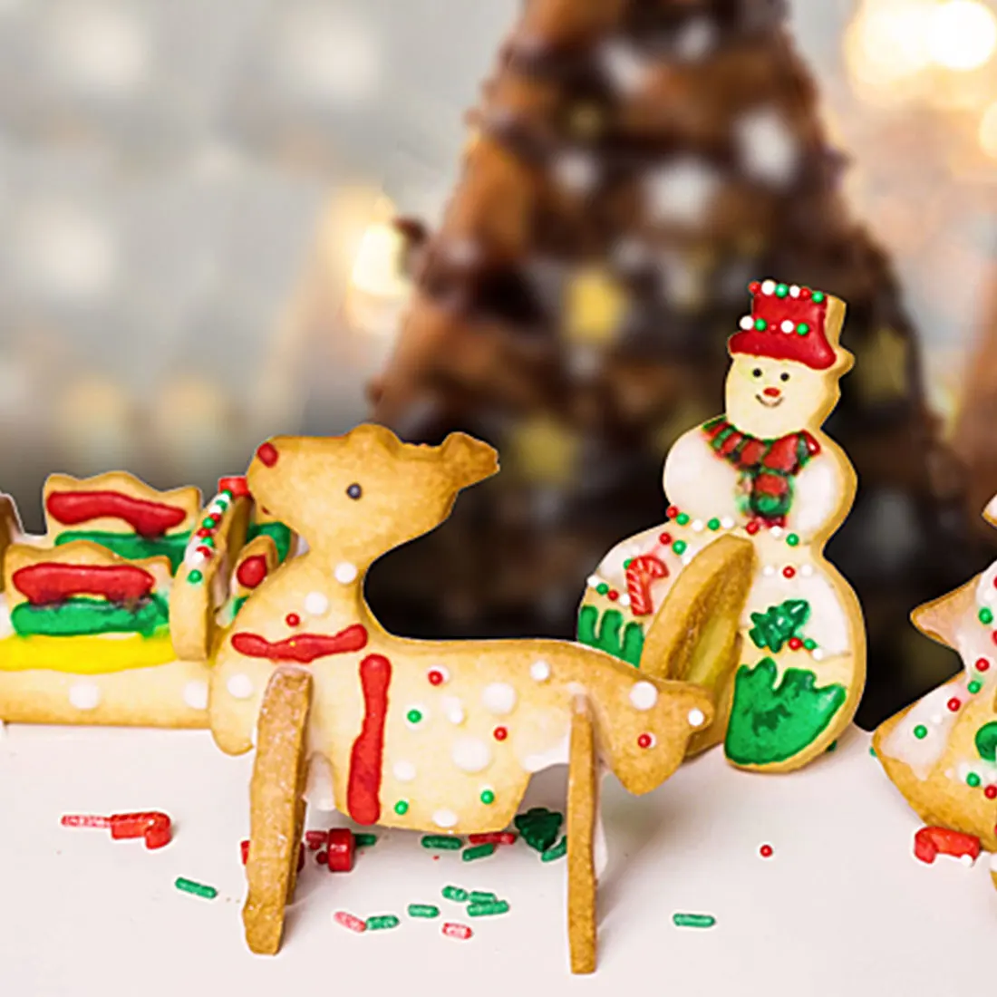 Новый дизайн 1 шт. различные рождественские украшения серебро металл Sugarcraft