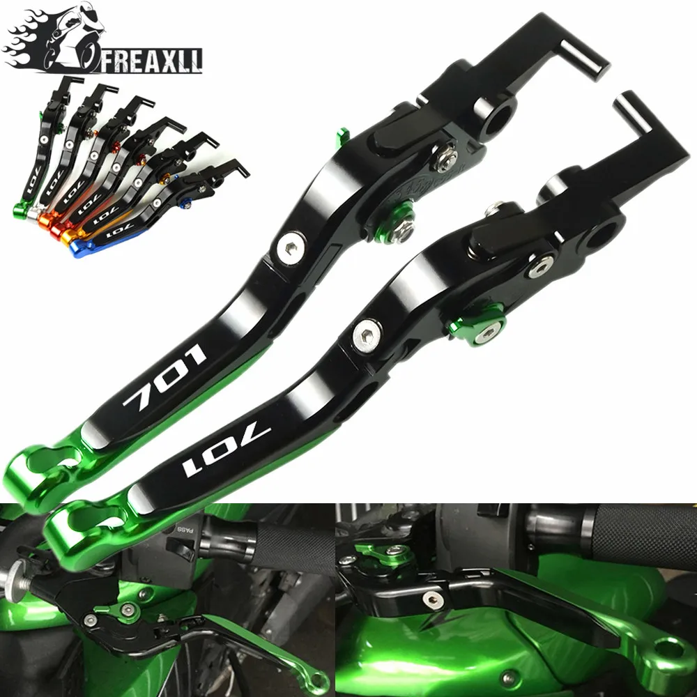 

Для Husqvarna 701 2017-2018 складной Выдвижной регулируемый тормозной рычаг сцепления аксессуары для мотоциклов CNC алюминиевые детали