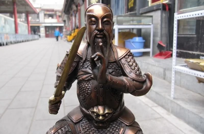 10 &quotКитайский Изысканный Красный Бронзовый знаменитый миф&quot Xuan Tian Shang Di