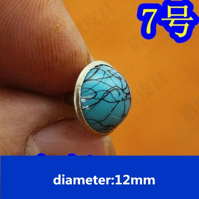 7 50 шт. 8,5 мм полукруглые цветные бирюзовые заклепки DIY металлические заклепки панк для обуви сумки джинсы одежда ремесла поставки ремень винт - Цвет: 7