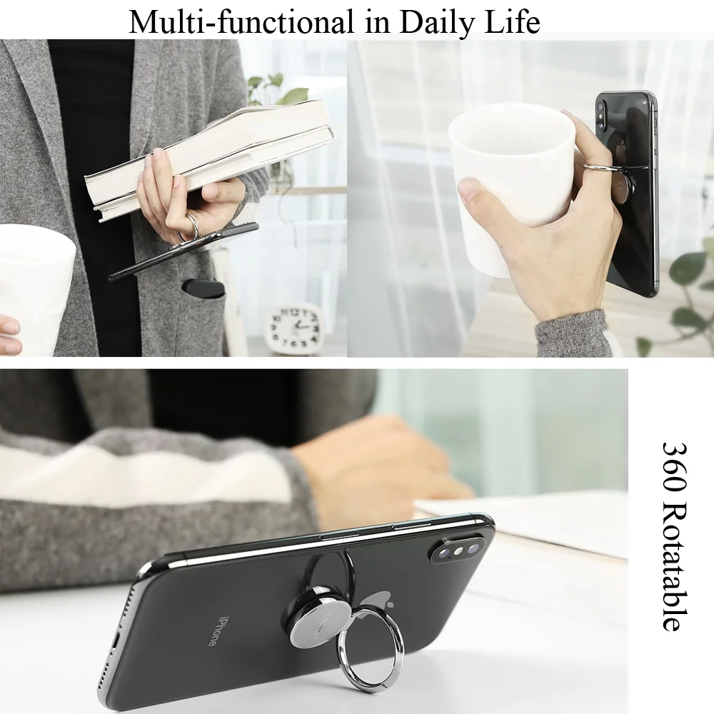 Floveme Магнитная палец кольцо держатель для Samsung Galaxy S9 S8 Plus универсальная 360 Поворот