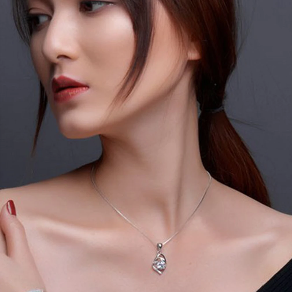 Модное дизайнерское женское особенное Очаровательное ожерелье Ziron в форме