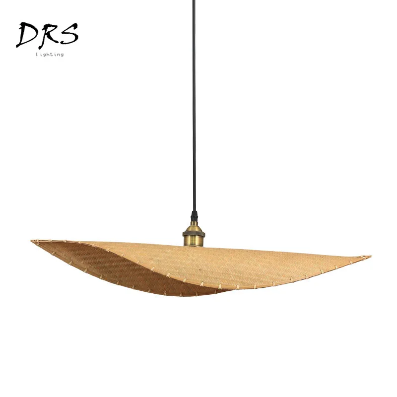 

Chinese Zen Teahouse Chandelier Wooden Lustre Pendant Lamp Chinese Modern Bamboo Lighting Fixtures Living Room Led Hanging Lamp