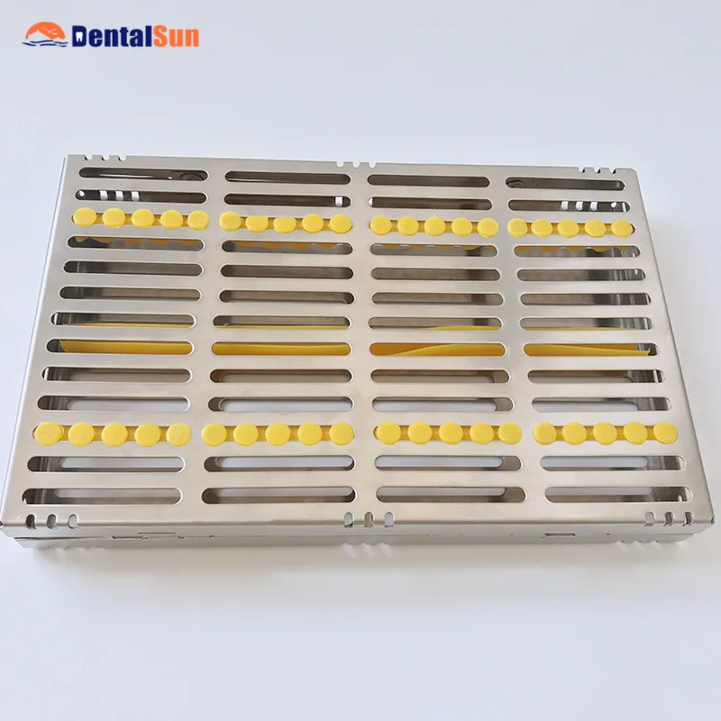 

Dental Stainless Steel Instrument Sterilization box/Dental Disinfection Box B7007b-1