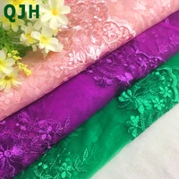 newest brightly coloured summer african lace fabric 2018 high quality lace trim embroidery guipure for wedding dresses 5 yards