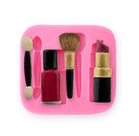 3D силиконовые инструменты для приготовления помады косметика в форме шоколадный