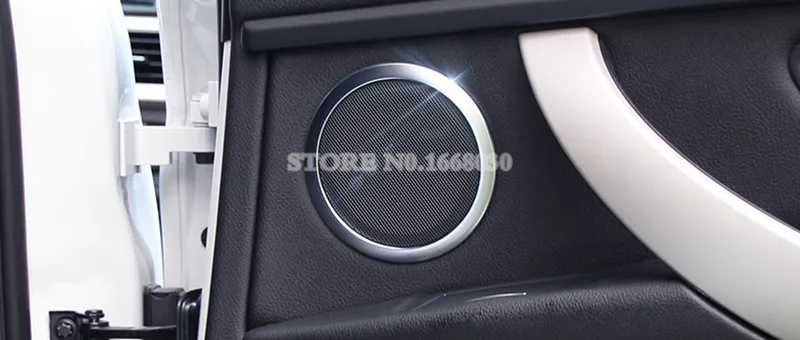 Межкомнатных дверей автомобиля Динамик Накладка для BMW X4 F26 2014 2017 4 шт. автомобиль