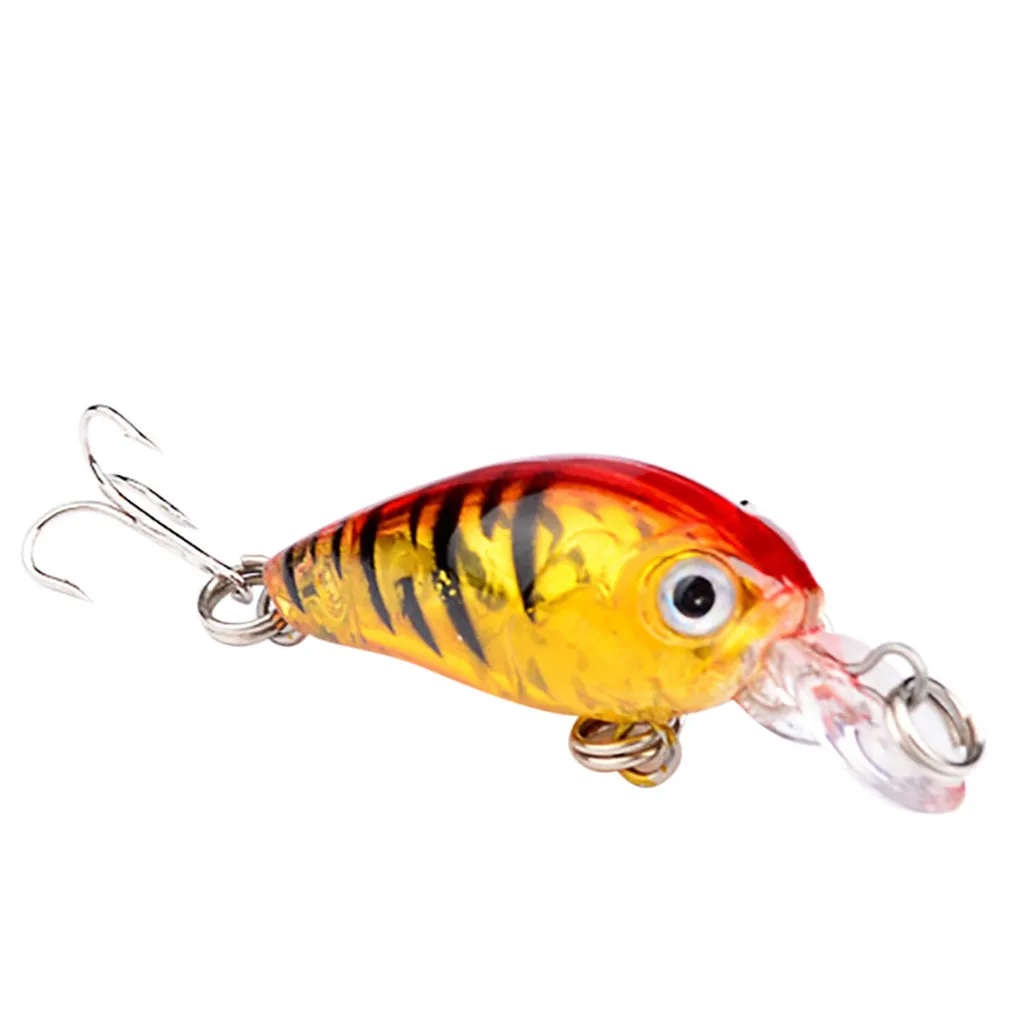 Мягкие lures1PC рыболовные приманки 4 5 см пластиковые жесткие басы 9 цветов Minnow LuresCebo