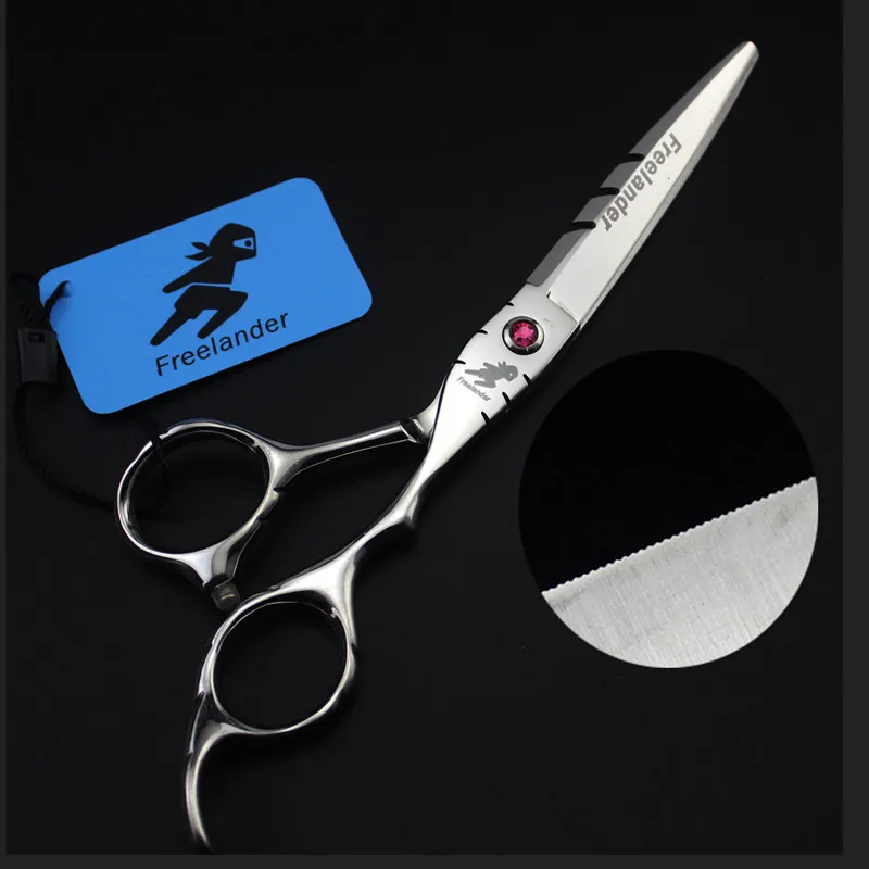 5.5 / 6.0 Inch Blade with Serrated Professional Hairdressing Scissors Anti-slip Barber Salon Hair Cutting Hairdresser Product | Красота и